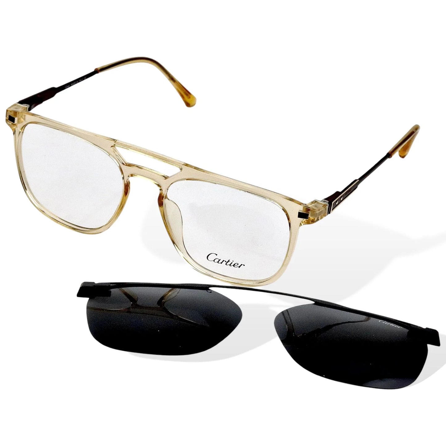 Cartier- 1 Attached Clipper – Screen Glasses – CP-109