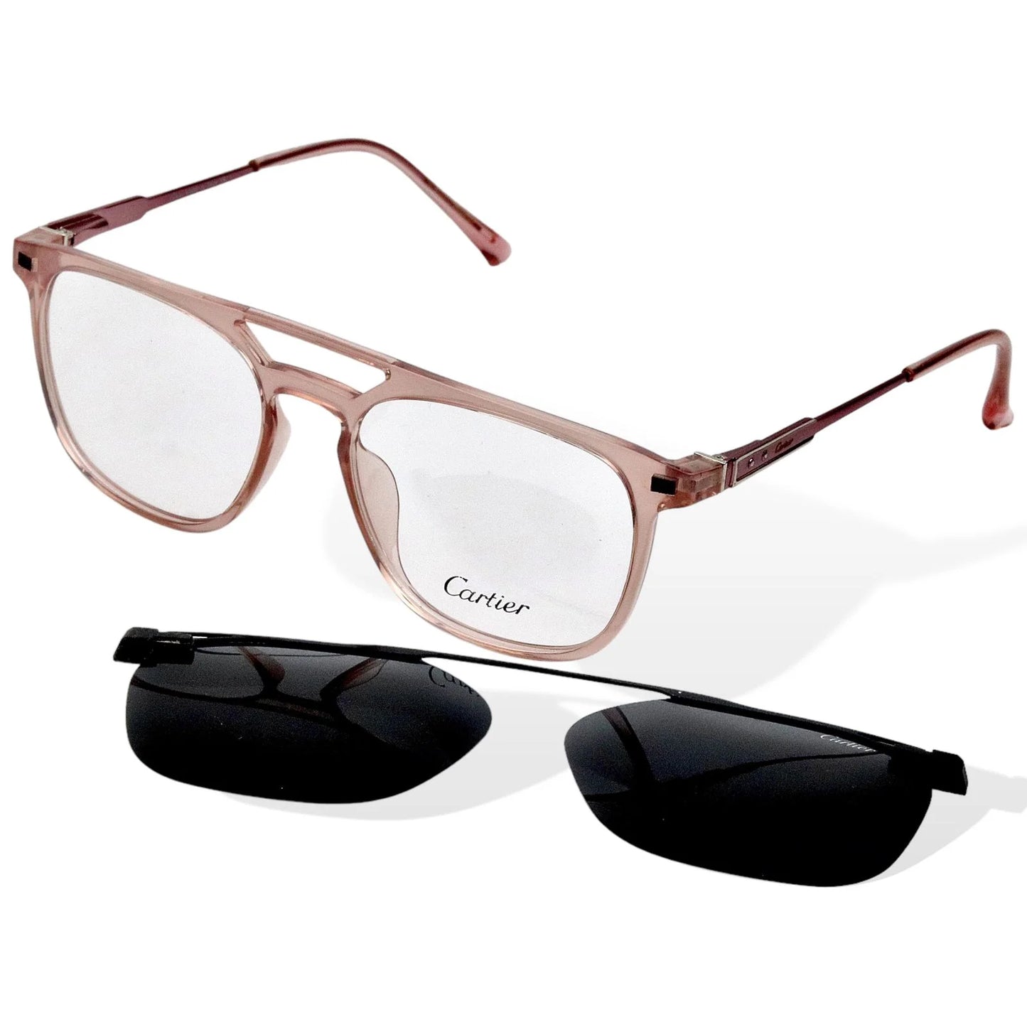 Cartier- 1 Attached Clipper – Screen Glasses – CP-109