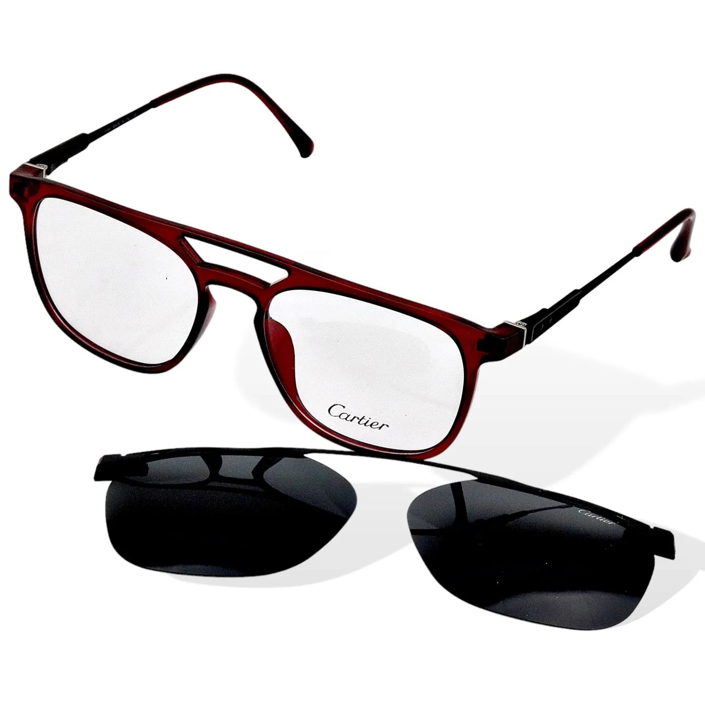 Cartier- 1 Attached Clipper – Screen Glasses – CP-109